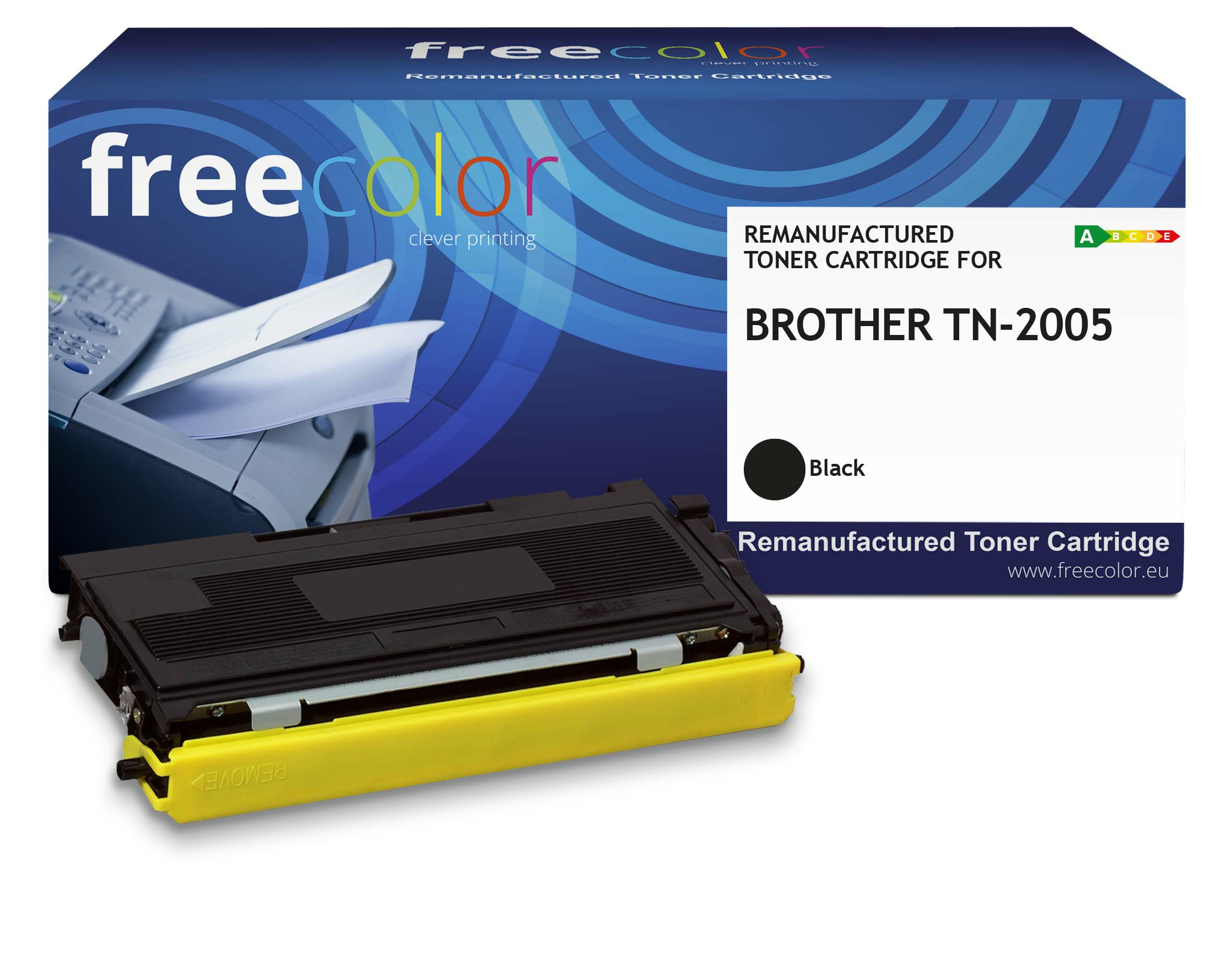 Freecolor Toner Brother TN-2005 black kompatibel