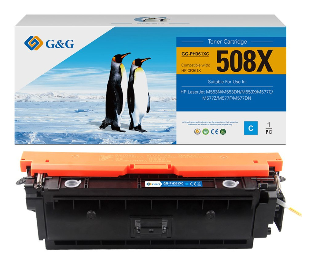 G&G XL-Toner kompatibel mit HP CF361X/­ 508X G&G XL-Toner kompatibel mit HP CF361X/­ 508X