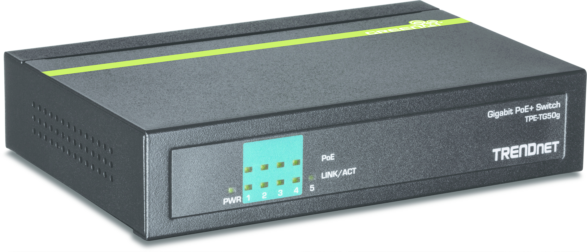 TRENDnet Switch 5-Port Gbit PoE+ 31W Metall