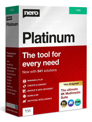 Nero 2025 Platinum VL 10-49 Liz. Product only