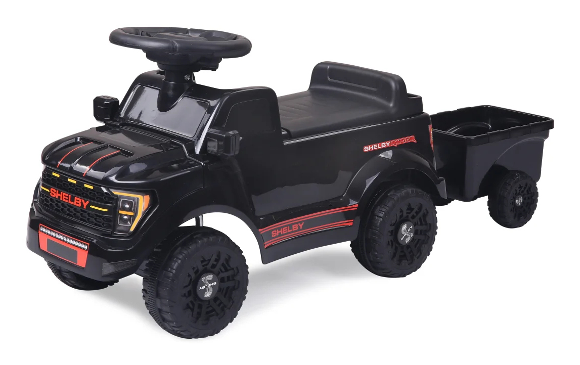 Jamara Rutscher Shelby Ford F-150 Raptor mit Anhänger schw.