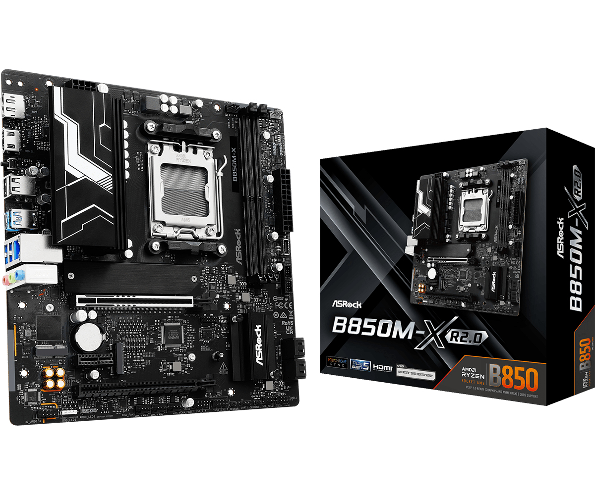 ASRock B850M-X R2.0 AM5 mATX HDMI/&shy;DP DDR5