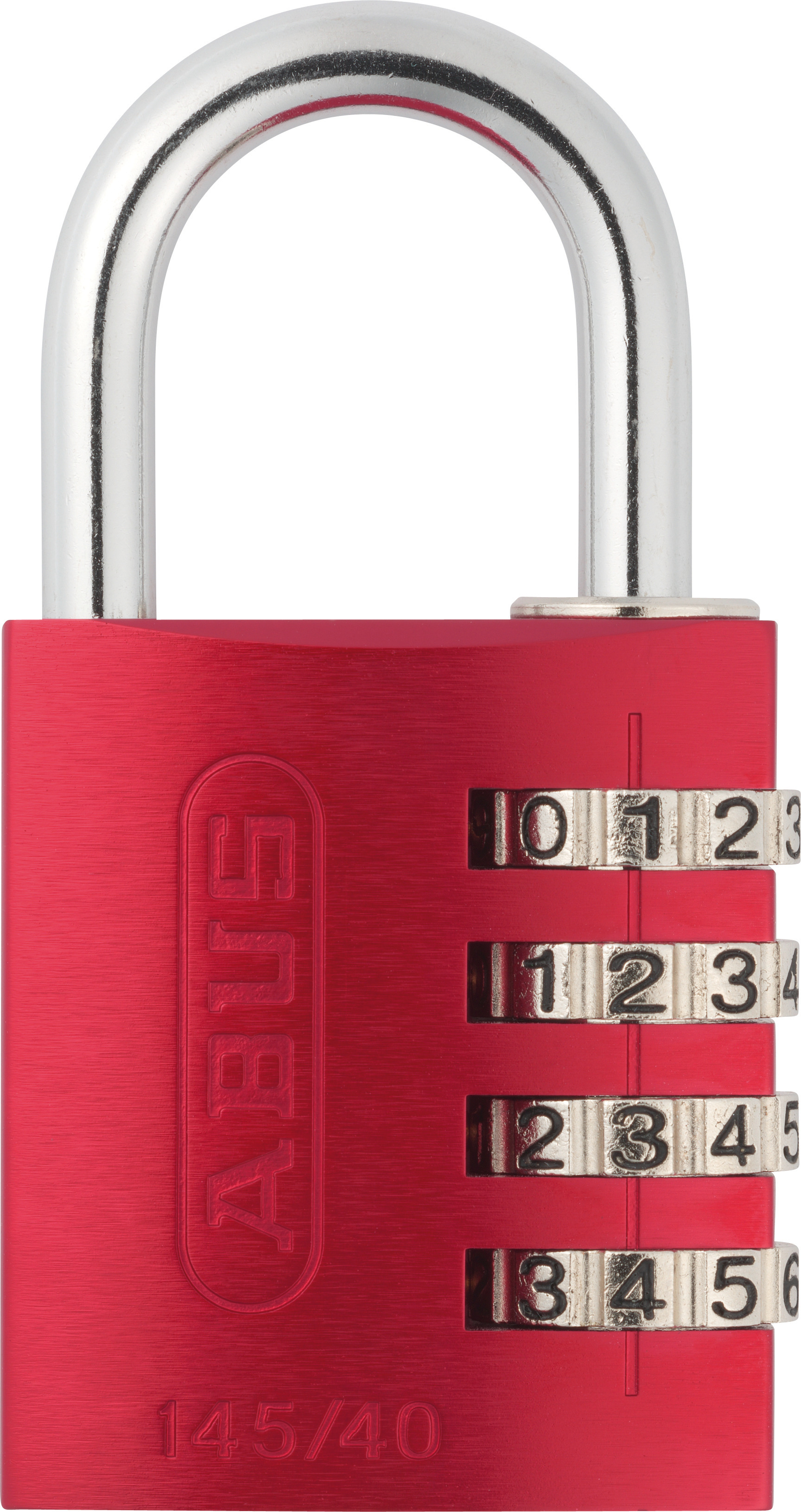 ABUS 145/­40 Zahlen-Kombinationsschloss, rot ABUS 145/­40 Zahlen-Kombinationsschloss, rot