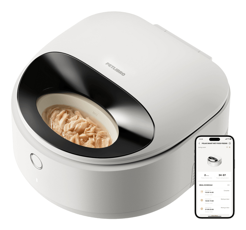 PETLIBRO POLAR WET FOOD FEEDER-WHITE