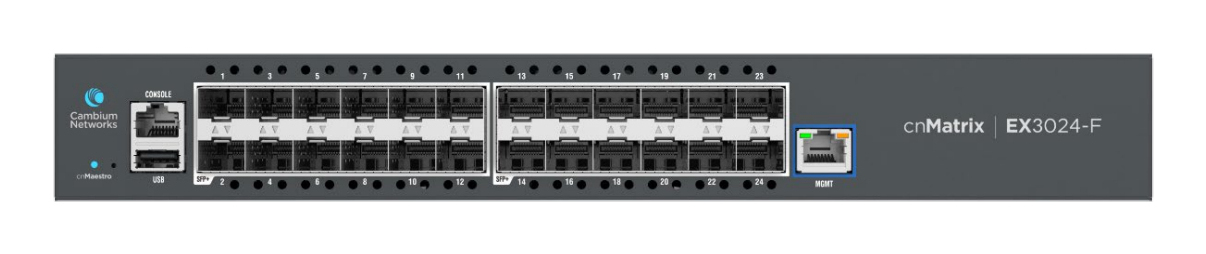 Cambium Networks cnMatrix EX3024F Fiber Aggregation Switch