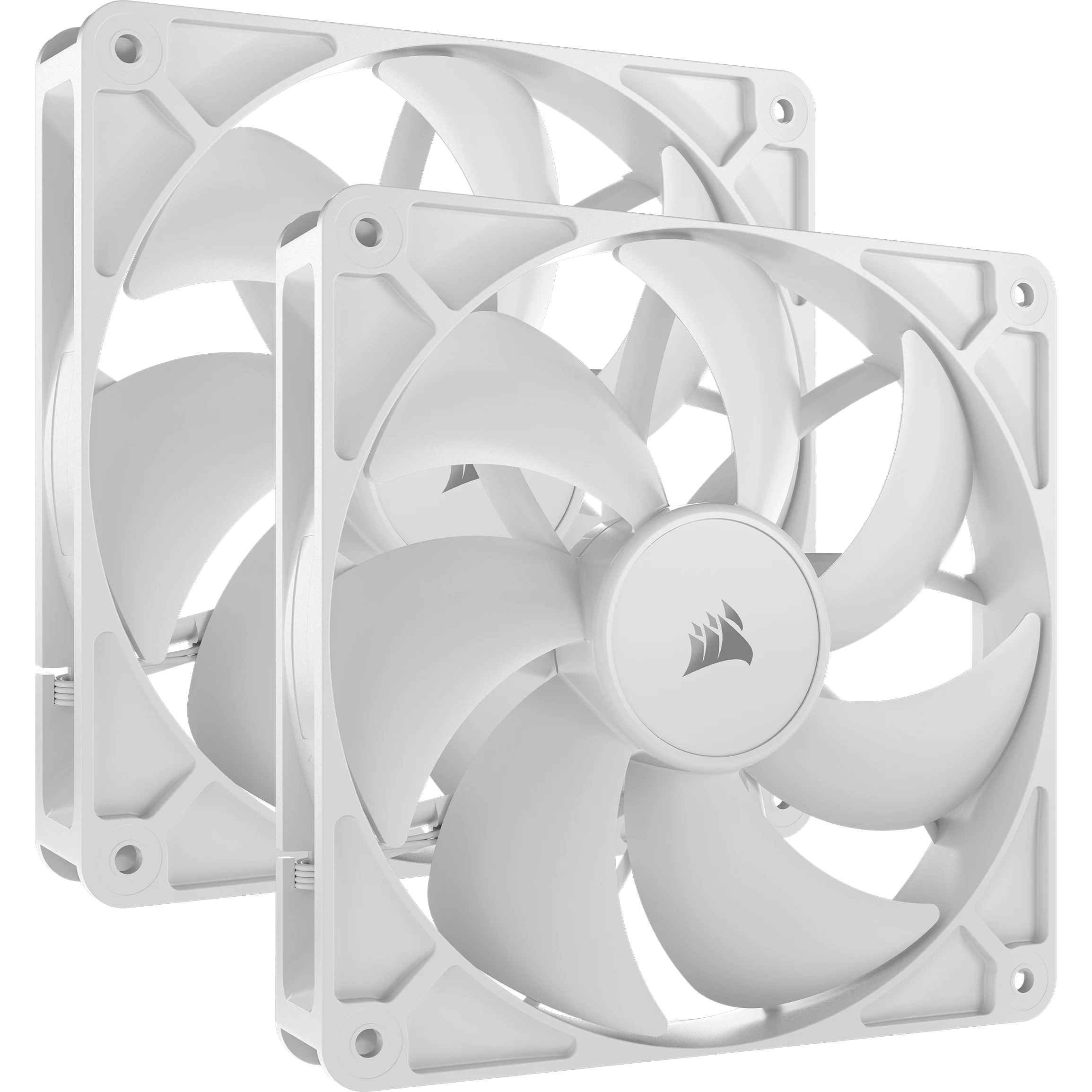 CORSAIR Lüfter RS140 PWM 140*140*25 White Dual Pack