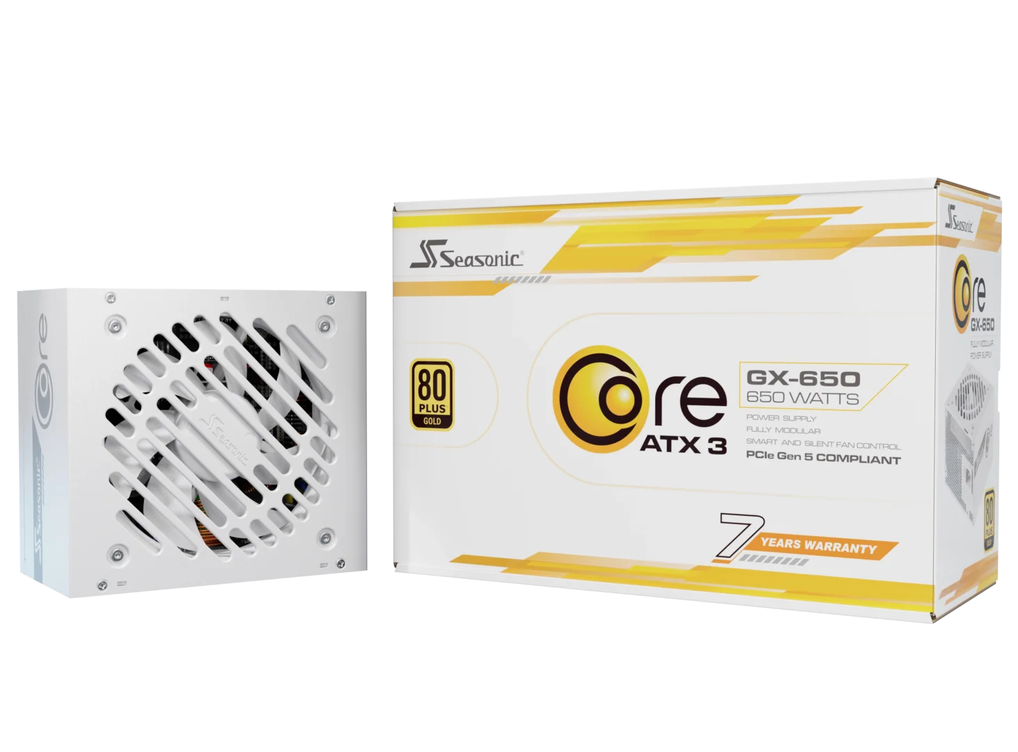 Seasonic Netzteil 650W Core GX-650 Modular ATX3.1 WHITE