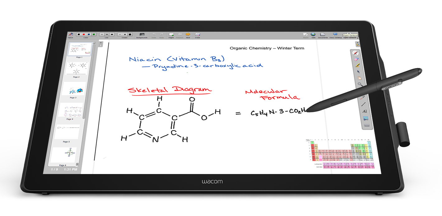 WACOM Stift-Tablett DTH-2452 pen & touch