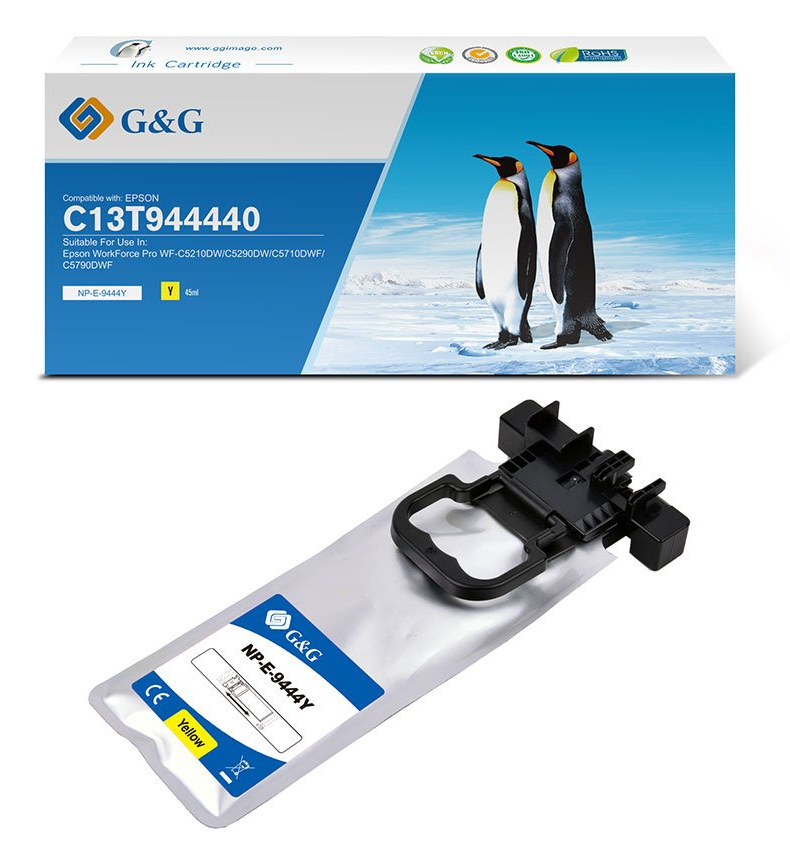 G&G Tintenpatrone kompatibel mit Epson T9444 Gelb