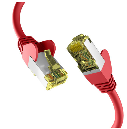 EFB RJ45 Patchkabel S/&shy;FTP Cat.6a PIMF 30.00m rot