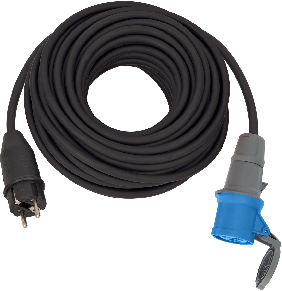 Brennenstuhl Adapter-Leitung 25m H07RN-F3G2.5 sw