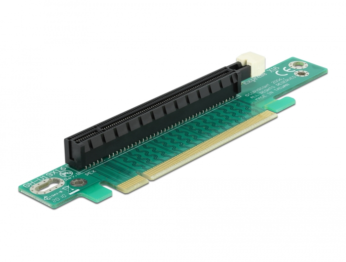 DELOCK Riser Card PCIe x16 -> x16 90° Winkel