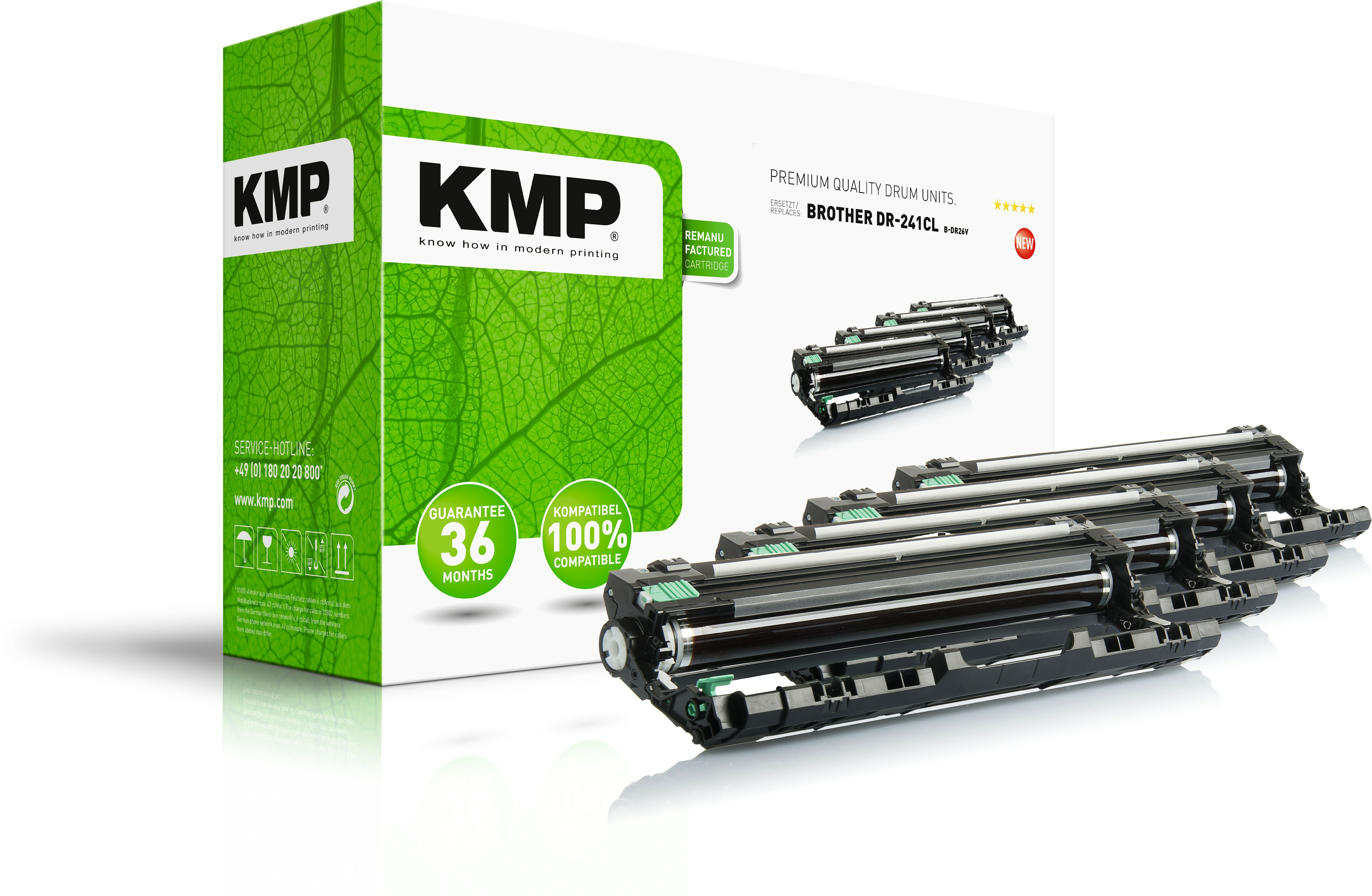 KMP Trommel Brother DR-241CL/&shy;DR241CL 15000 S. B-DR26V remanufact