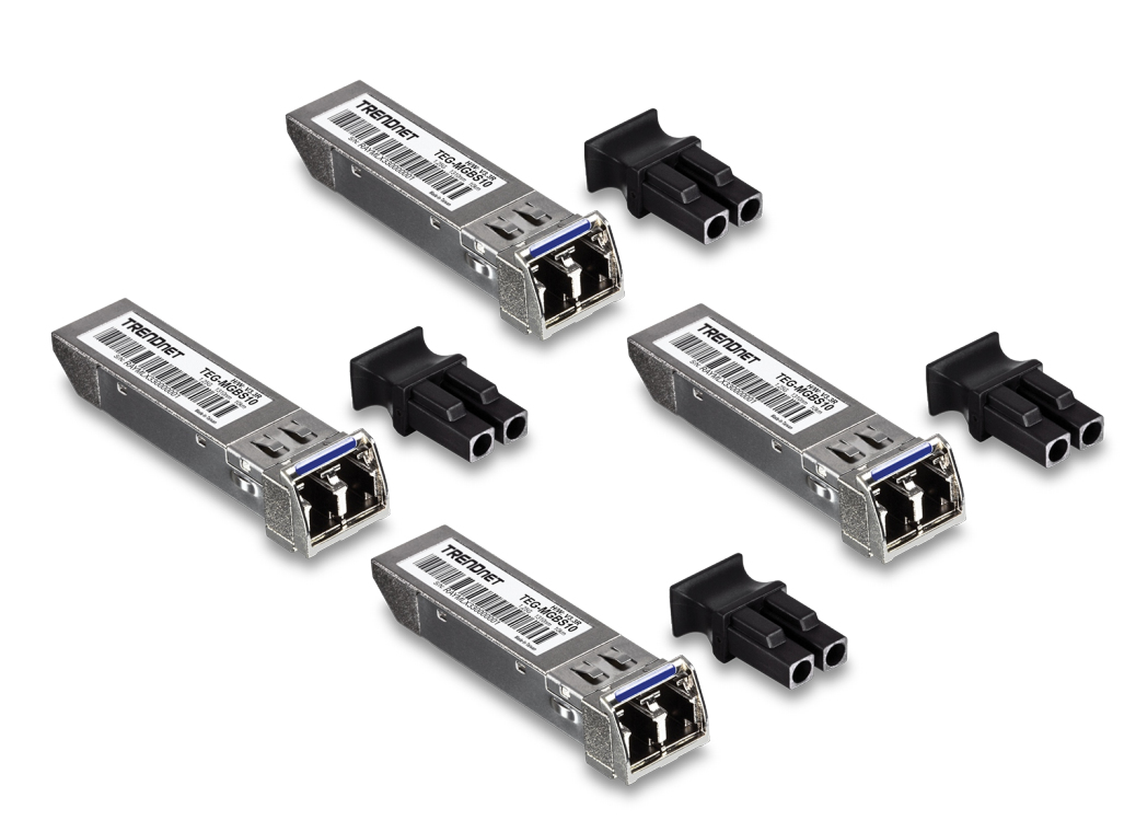 TRENDnet Mini-GBIC Single-Mode LC Module 10km 4xTEG-MGBS10