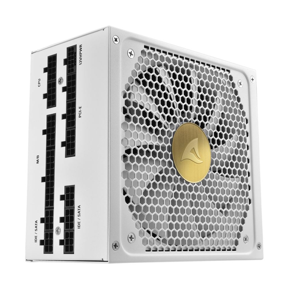 Sharkoon Netzteil Rebel P30 Gold 1000W Modular 80+ Gold weiß
