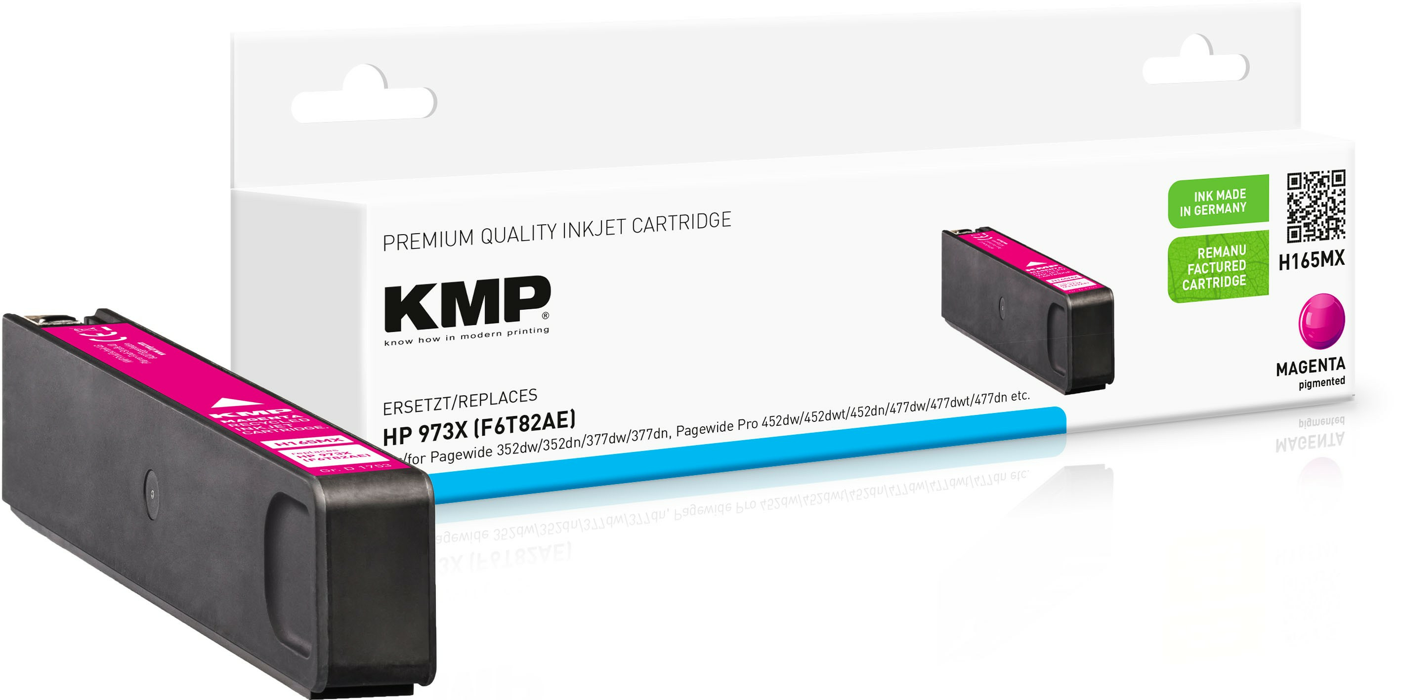 KMP Patrone HP 973X (F6T82AE) magenta 7000 S. Hybrid-Chip refill
