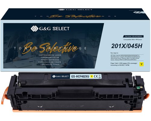 G&G Select XL-Toner kompatibel mit HP 201X /&shy; Canon 045H