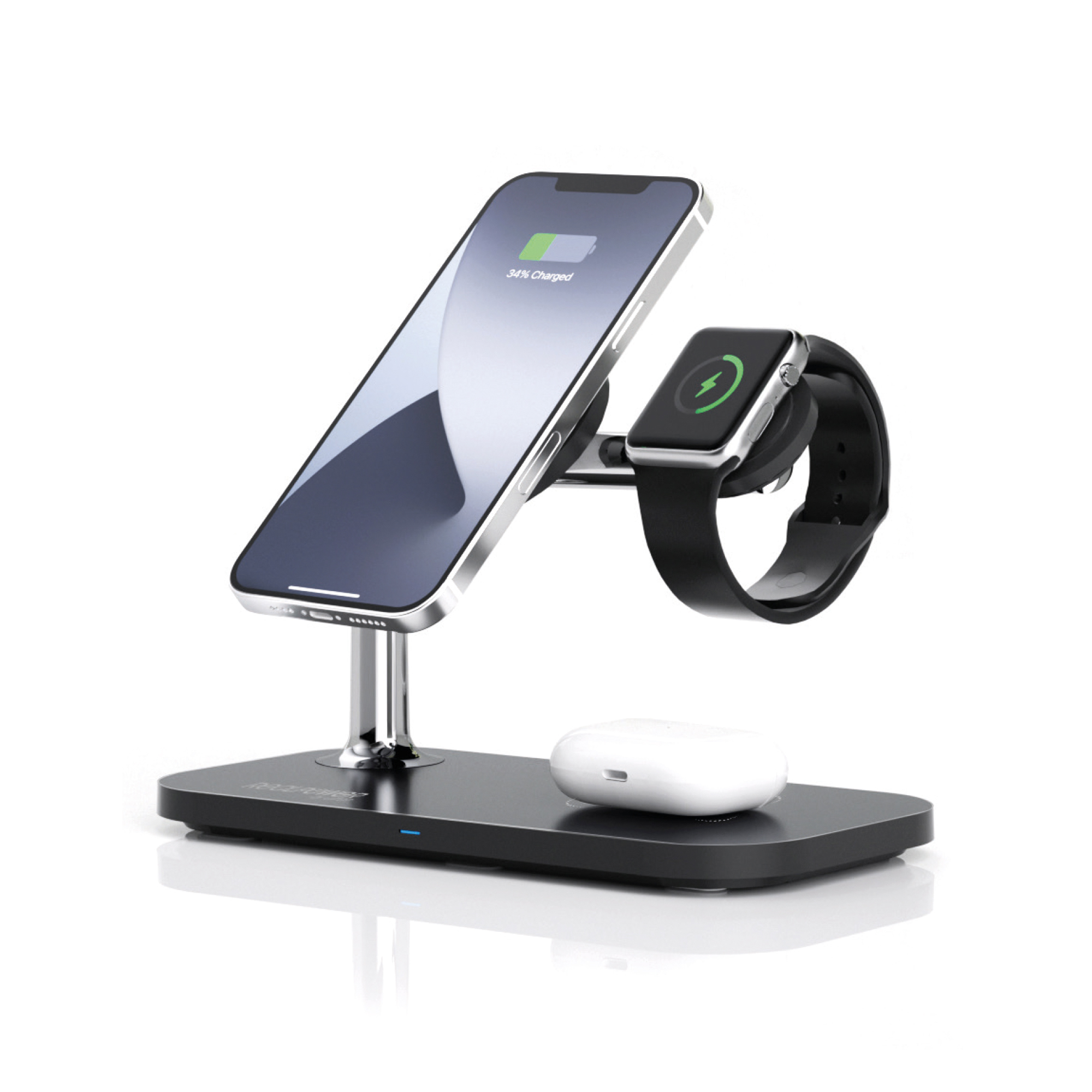 RealPower ChargeAir MAG Ladestation mit Magsafe schwarz