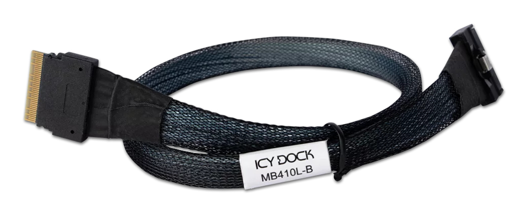 IcyDock Kabel MCIO SFF-TA-1016 8i to SlimSAS SFF-8654 8i 0.5 IcyDock Kabel MCIO SFF-TA-1016 8i to SlimSAS SFF-8654 8i 0.5