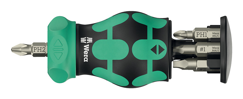 Wera Kraftform Kompakt Stubby Magazin RA 4, 6-teilig
