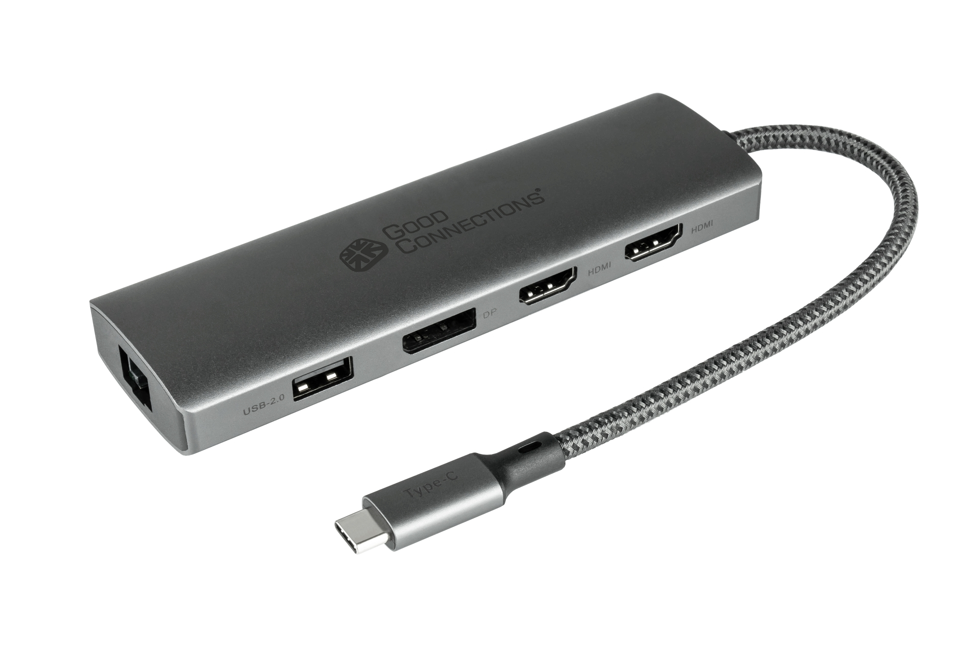 Good Connections USB-C-Hub (10-Port) anthrazit