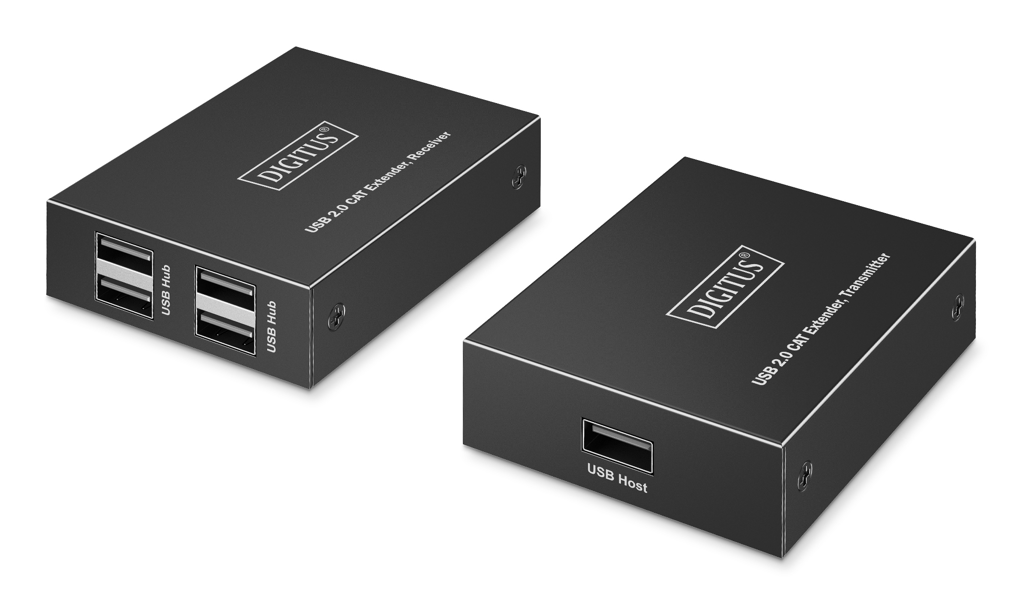 DIGITUS USB Extender 4xUSB-A 150m mit CAT6 schwarz DIGITUS USB Extender 4xUSB-A 150m mit CAT6 schwarz