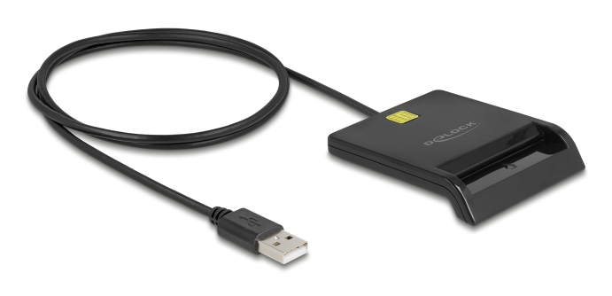 DELOCK USB 2.0 Smartcard Kartenleser mit Kontaktchip