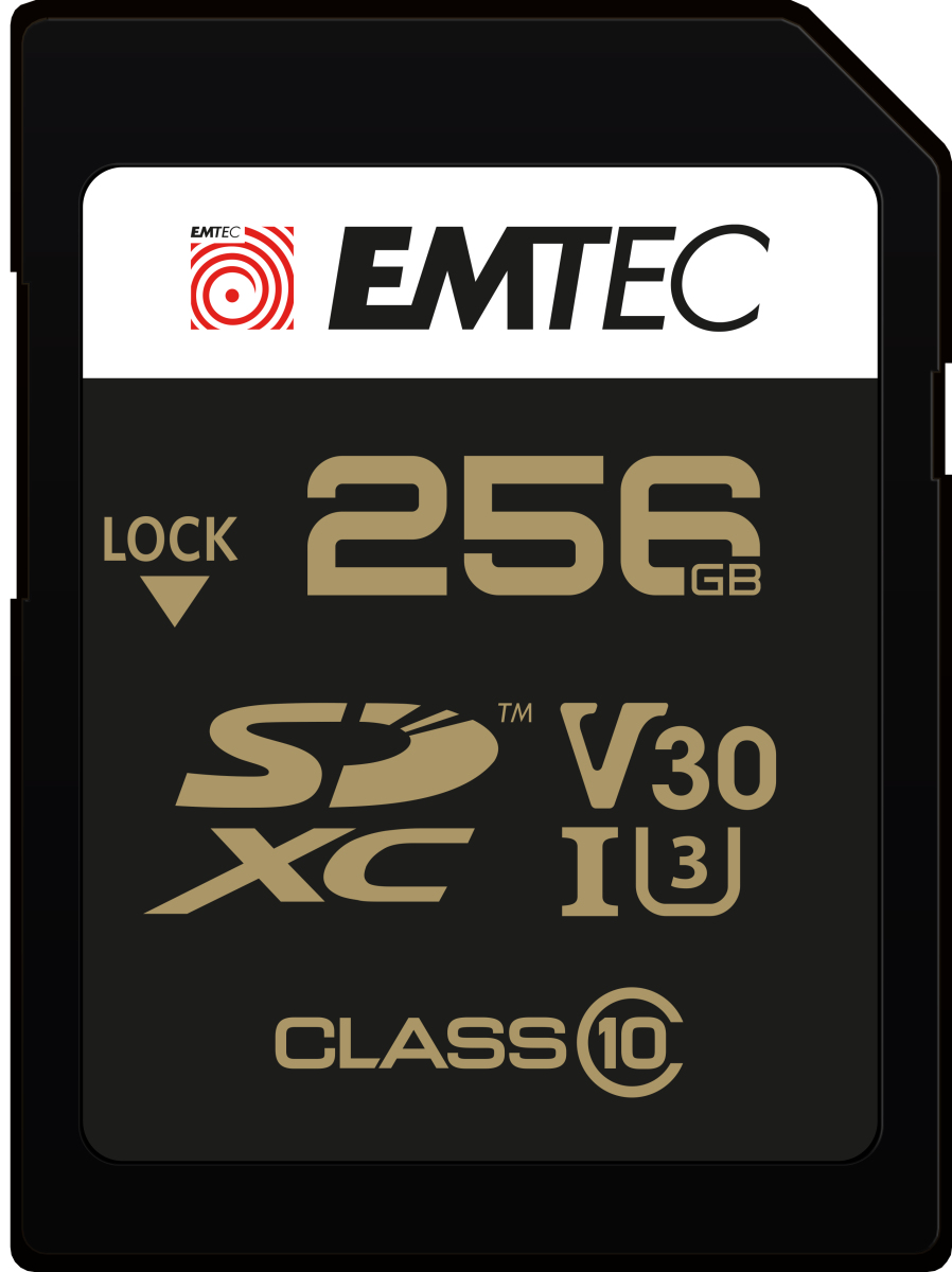 Emtec SD 256GB UHS-I U3 V30 SpeedIN Pro