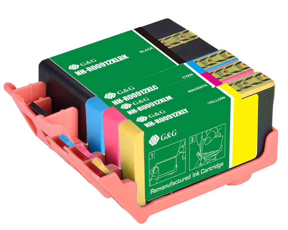G&G Patrone HP 912XL/&shy;3YP34AE XL- n je 1x BK, Cyan, M, Gelb