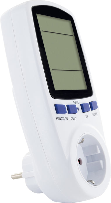Schwaiger Energiekostenmessgerät mit Display Weiß