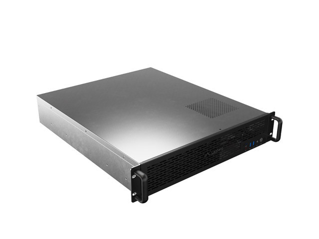 LANBERG 19" Server Gehäuse Rackmount ATX 520/&shy;12 2U schwarz