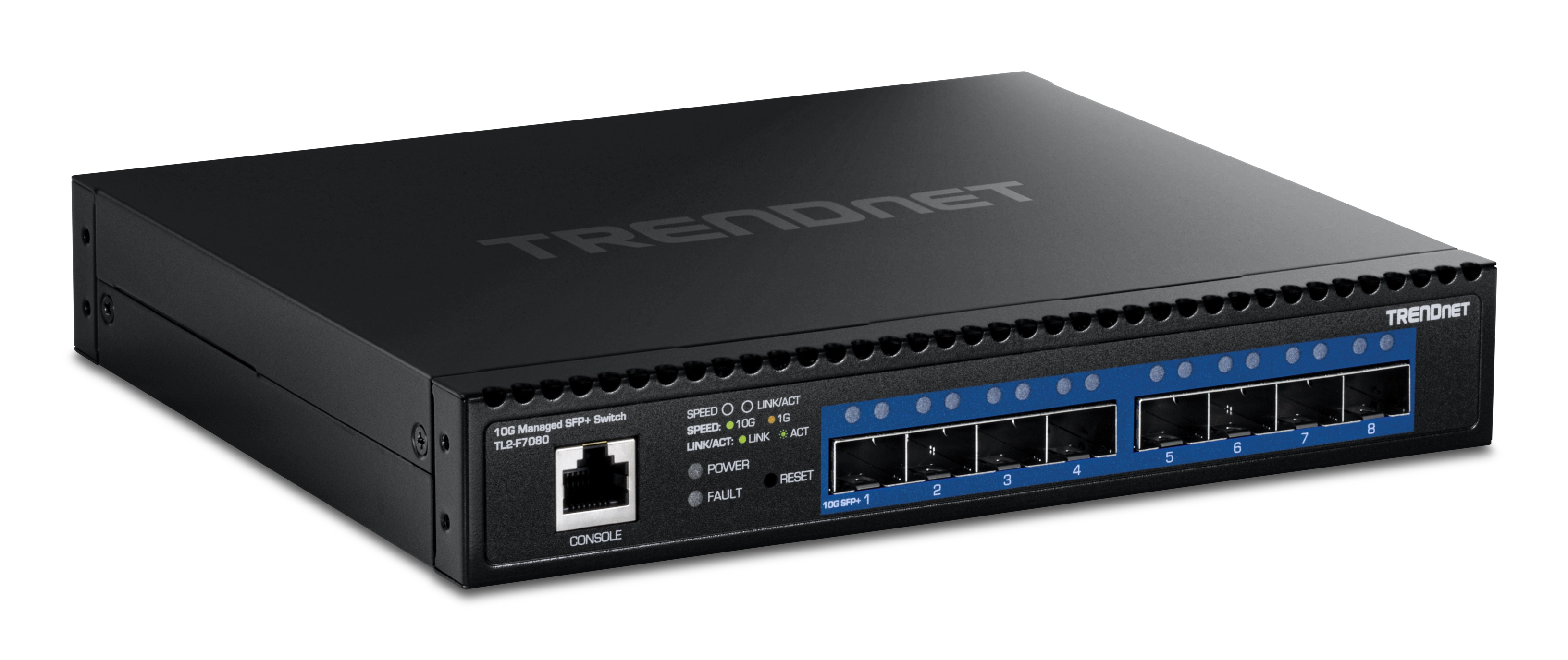 TRENDnet Switch 8-Port 8xSFP+ 10G Layer 2 Managed