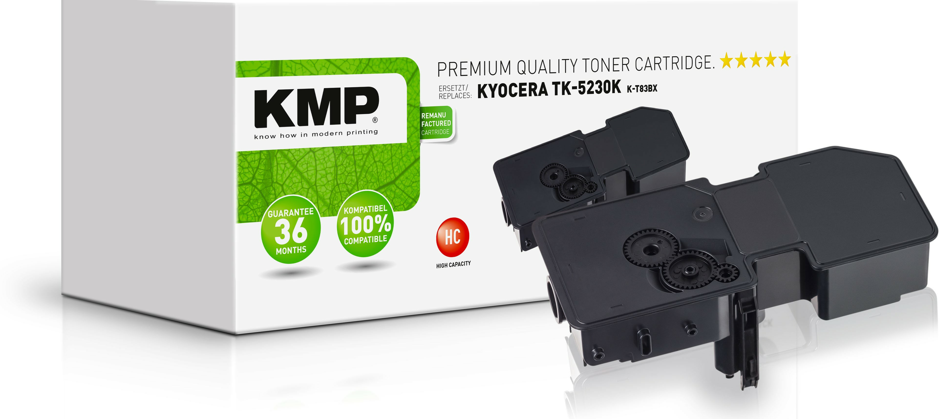 KMP Toner Kyocera TK-5230K/­TK5230K black 2600 S. K-T83B remanufa KMP Toner Kyocera TK-5230K/­TK5230K black 2600 S. K-T83B remanufa