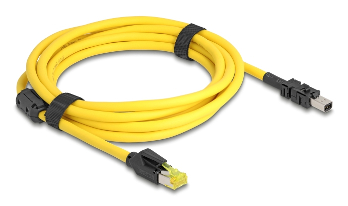 DELOCK Kabel RJ45 Stecker Cat.6 zu Mini I/&shy;O8 Pin D-Form Typ2