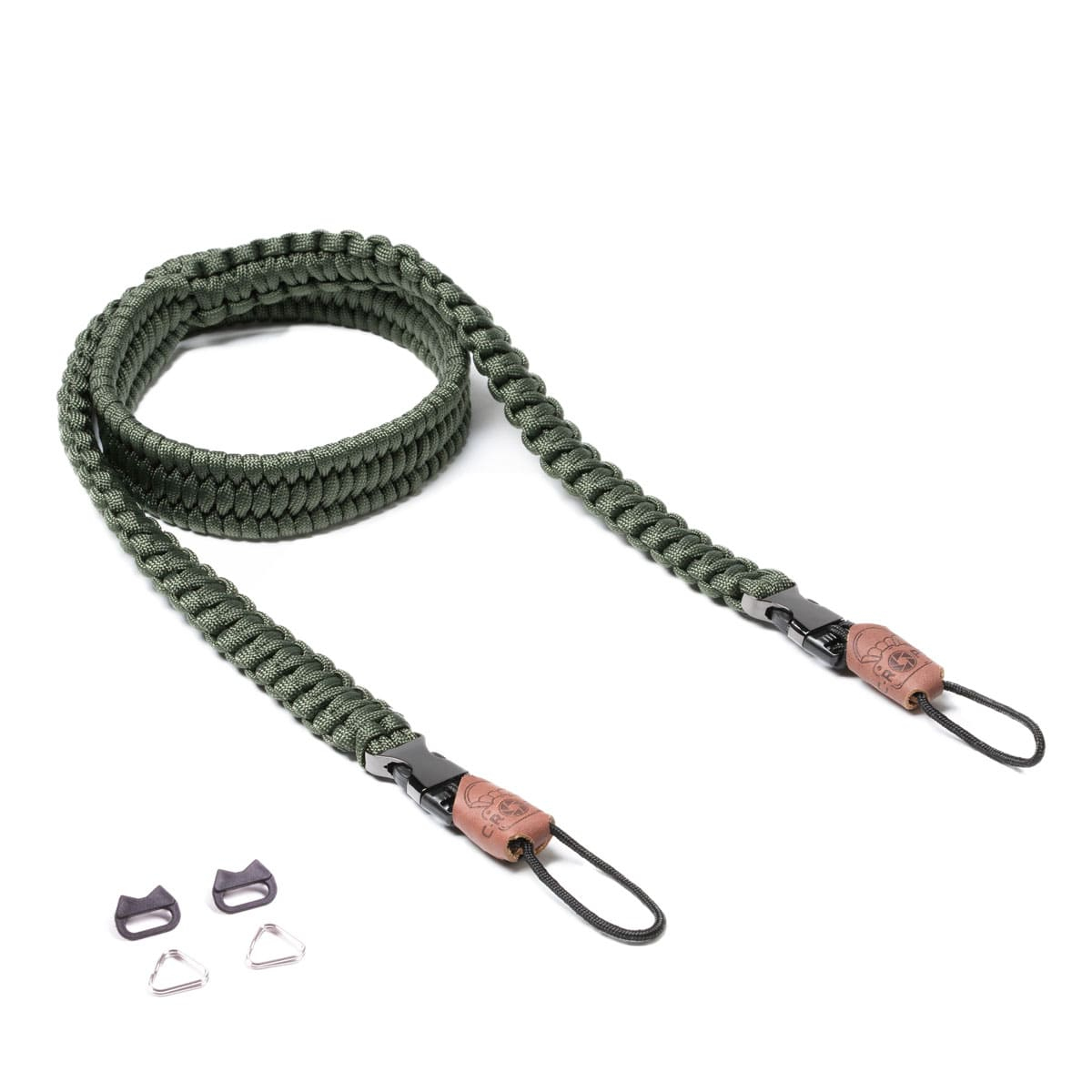 C-ROPE Kameragurt Traveler aus Paracord 100cm Military Olive ret C-ROPE Kameragurt Traveler aus Paracord 100cm Military Olive ret