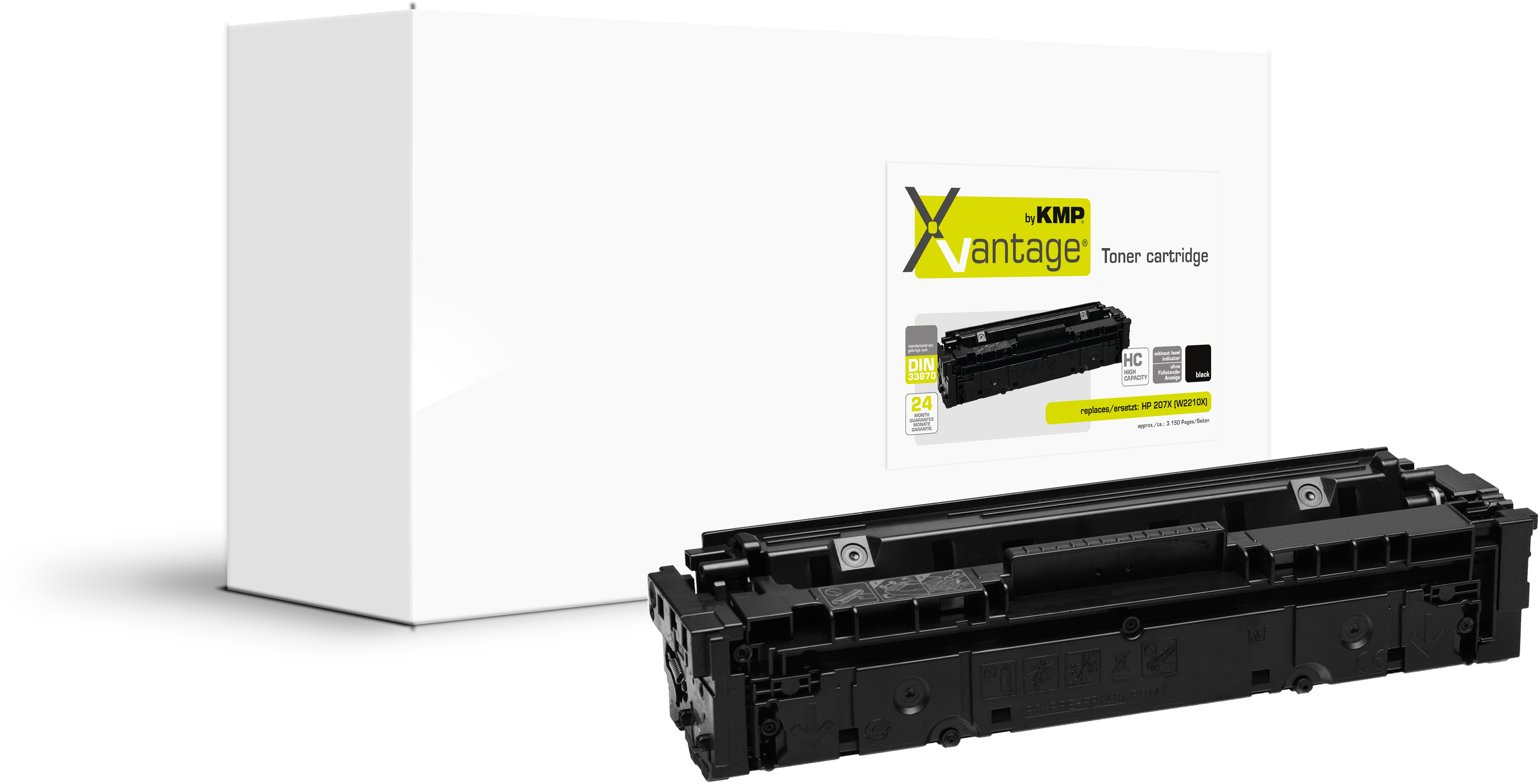 KMP XVantage Toner HP207X (W2210X) 3150 Seiten black