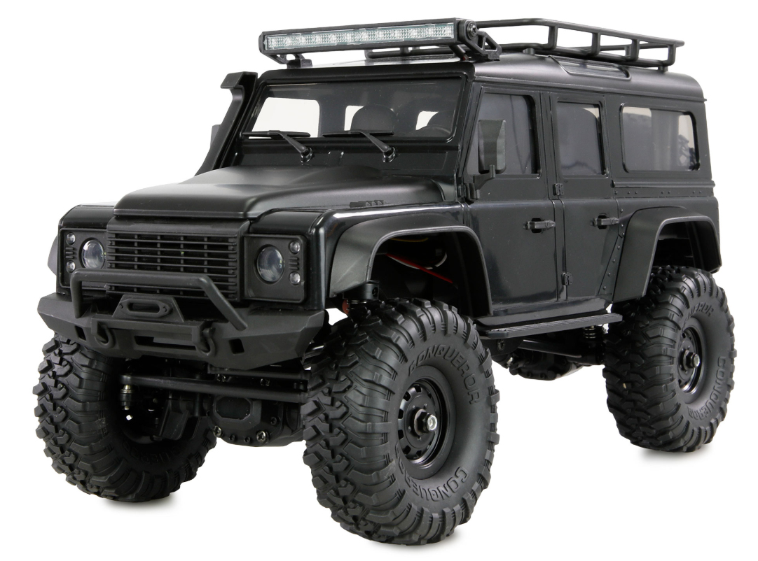 Amewi RC Crawler Mini-D90 AMXRock 4WD 1:16 RTR schwarz