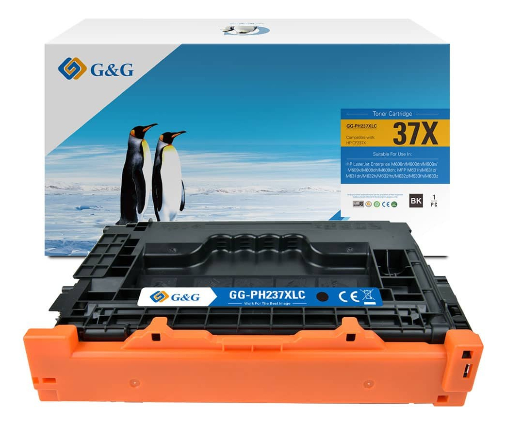 G&G XL-Toner kompatibel mit HP 37X/&shy; CF237X