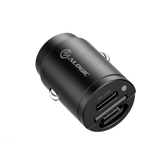 Alogic KFZ Lagegerät 2 Port 30W 2xUSB-C