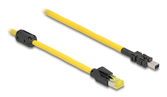 DELOCK Kabel RJ45 Stecker Cat.6 zu Mini I/&shy;O8 Pin D-Form Typ2