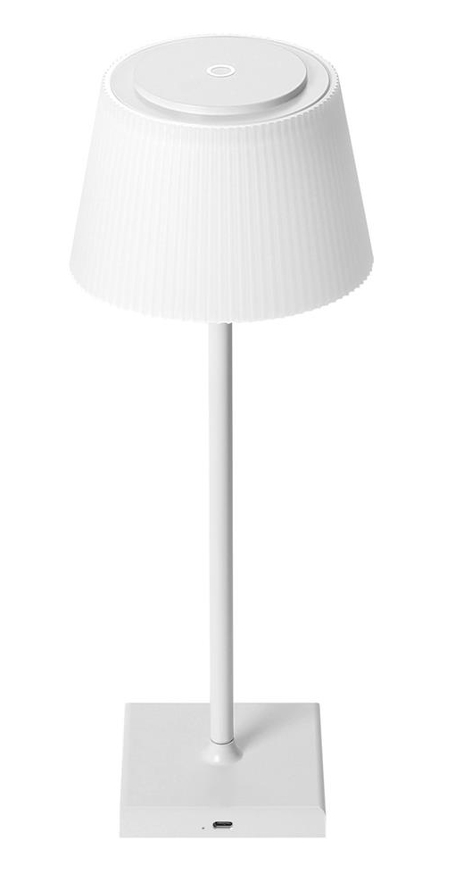 Avide LED Tischleuchte Weiß USB 4W 3-stufige Lichtfarbe Avide LED Tischleuchte Weiß USB 4W 3-stufige Lichtfarbe