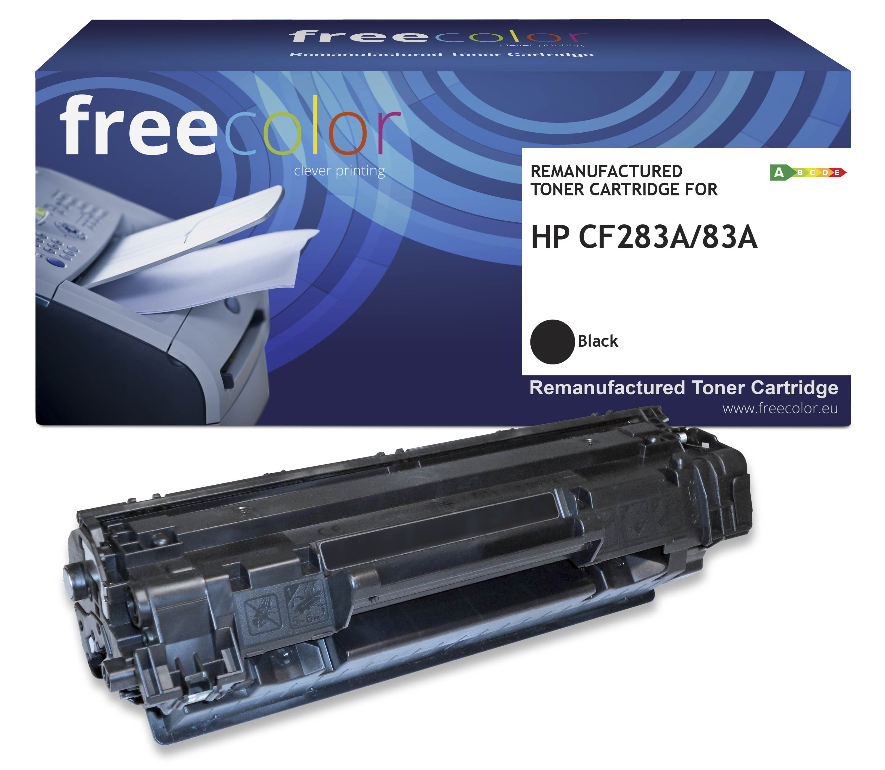 Freecolor Toner HP 83A (CF283A) black 3000 Seiten remanufactured Freecolor Toner HP 83A (CF283A) black 3000 Seiten remanufactured