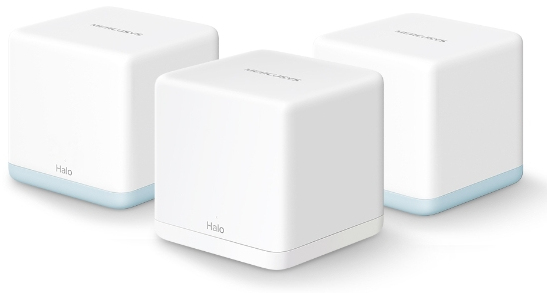 Mercusys WL-Router Halo H1200G Home Mesh WiFi System 3-Pack Mercusys WL-Router Halo H1200G Home Mesh WiFi System 3-Pack