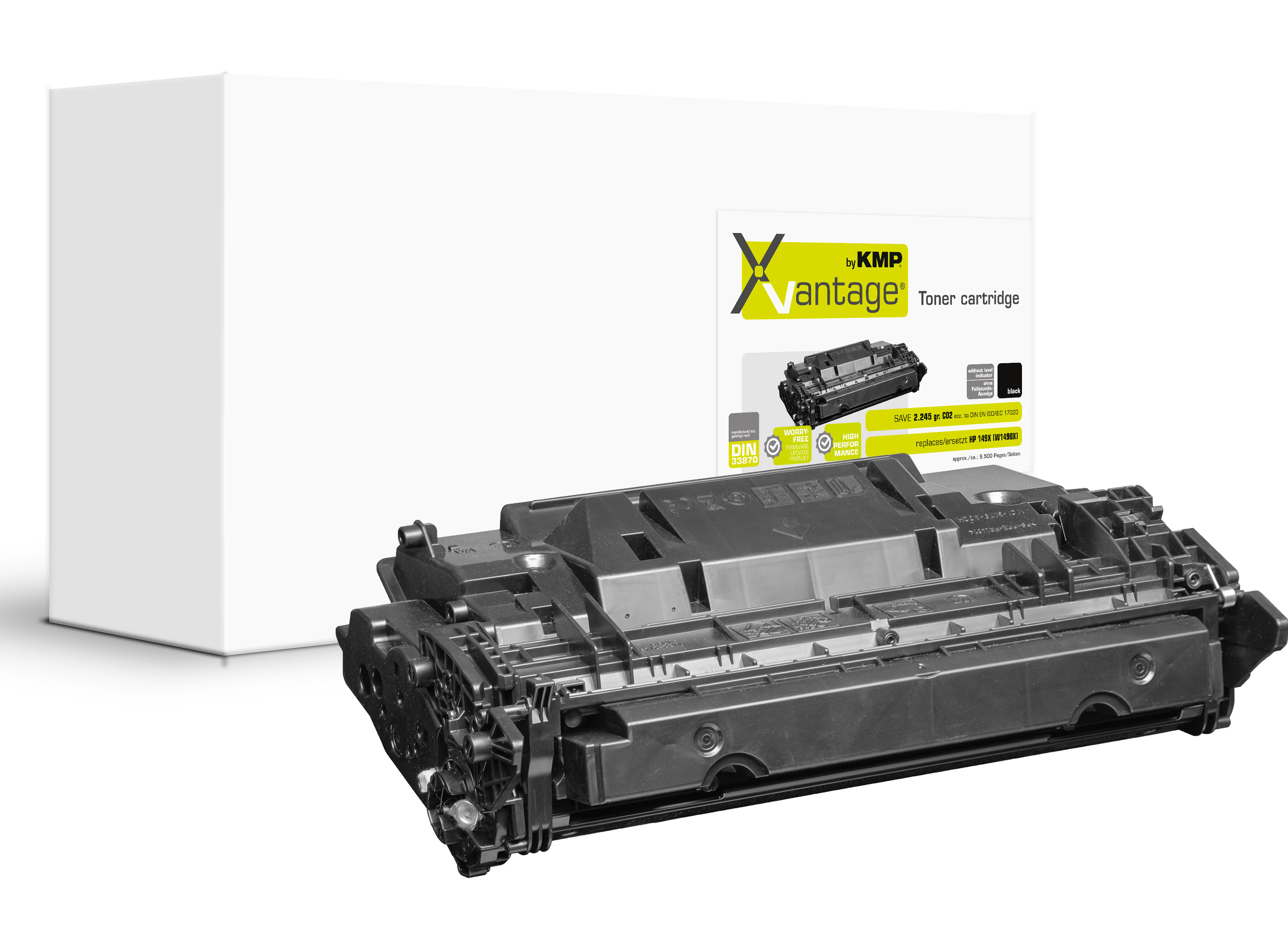 KMP XVantage Toner HP 149X (W1490X) black 9500 Seiten remanufact KMP XVantage Toner HP 149X (W1490X) black 9500 Seiten remanufact