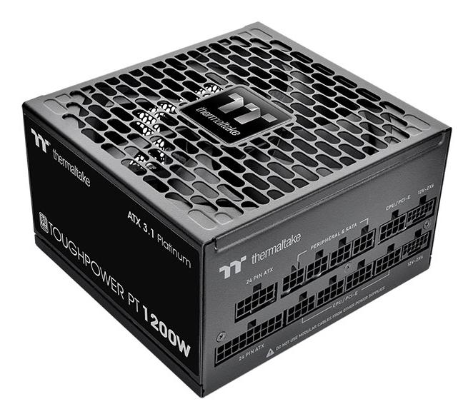 Netzteil Thermaltake Toughpower PT 1200W ATX3.1/­GEN5 80+P retail Netzteil Thermaltake Toughpower PT 1200W ATX3.1/­GEN5 80+P retail