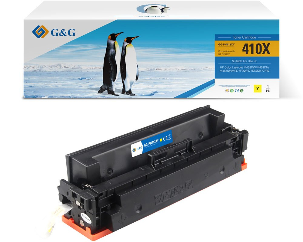 G&G XL-Toner kompatibel mit HP 410X/&shy; CF412X