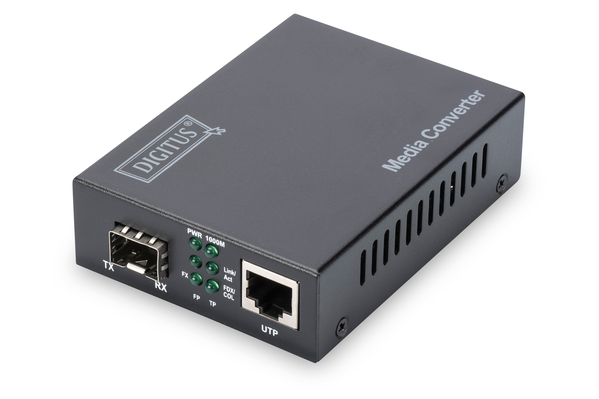 DIGITUS Medienkonverter Gigabit Ethernet RJ45/&shy;SFP