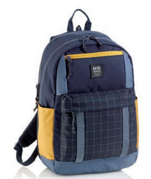 Miquelrius Rucksack Triple Amsterdam Recy 28l 3 Fächern blac