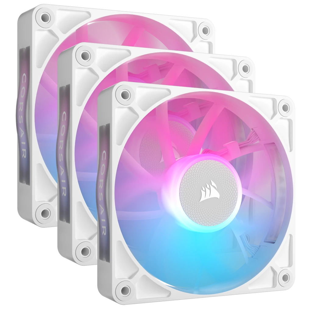 CORSAIR Lüfter iCUE Link RX120 RGB 120*120*25 White Triple CORSAIR Lüfter iCUE Link RX120 RGB 120*120*25 White Triple