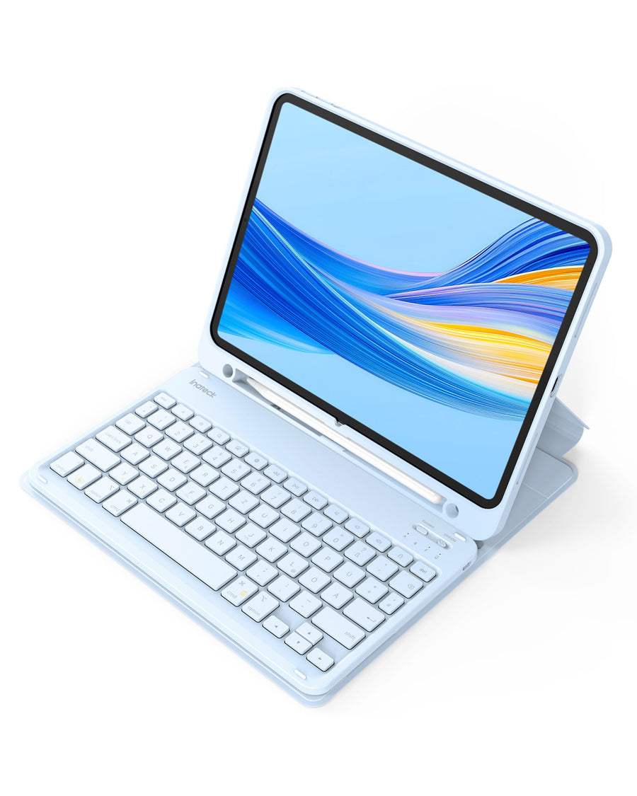 inateck Keyboard iPad 11" iPad Air 4/&shy;5Gen Com. QWERTZ blue